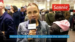 Denmark: Melodi Grand Prix 2018 - Sannie (aka Whigfield) - Boys On Girls (Interview)