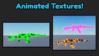 Animated Textures (+ Gun Skins) | Roblox Studio