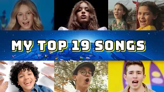 MY TOP 19 FAVORITE SONGS | JUNIOR EUROVISION 2021