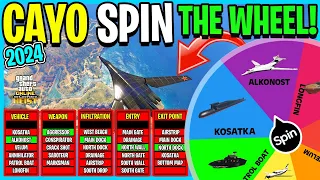 Cayo Perico Heist But The Wheel DECIDES How We Do It - 2024 (GTA 5 ONLINE)