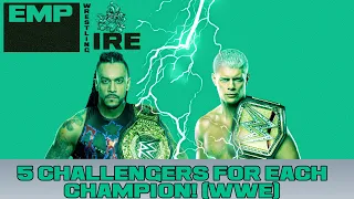 5 Challengers for RAW/SMACKDOWN Champions! What If Storylines(WWE)