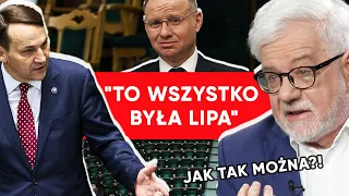 "Kompletna niespójność". Exposé Sikorskiego. Prof. Czaputowicz: Czuję się dotknięty i obrażony