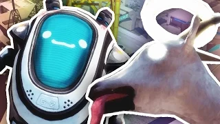 LICK THE ROBOT!! | Goat Simulator