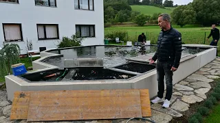 Modern Koi Blog #4790 - Aus Wien: Peters selbstgebauter 7 Meter langer Bürstenfilter