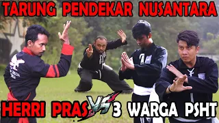 HERRI PRAS VS 3 WARGA PSHT  {TARUNG LAGA PENDEKAR SILAT NUSANTARA} full video