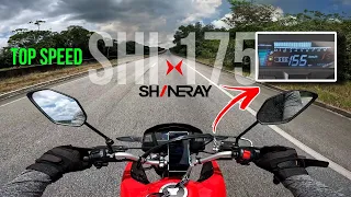 TOP SPEED NOVA SHINERAY SHI 175 MODELO 2024