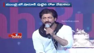 Hero Shah Rukh Khan 50th Birthday Celebrations | Chit Chat with Fans | Exclusive Live | HMTV