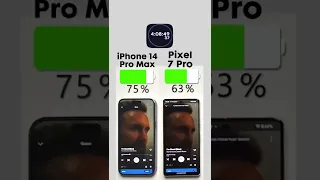 iPhone 14 Pro Max vs. Pixel 7 Pro Battery Test🔋Subscribe for more 🫵🏼