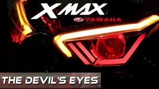 XMAX SANGAR / MODIFIKASI LAMPU YAMAHA X-MAX HEDON