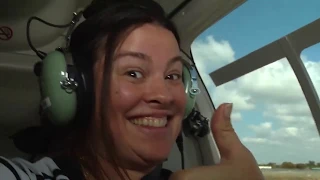 Helicopter ride fun over West Palm Beach, Florida