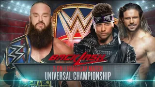 WWE Backlash 14 Jun 2020 Braun Strowman vs The Miz & John Morrison