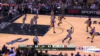 Tracy McGrady on the Spurs Bench - Passing Skills Mentioned by Jeff Van Gundy (2013)