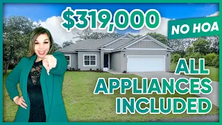 Affordable New Construction Home for Sale in Ocala, FL! NO HOA | Quarter Acre LOT!