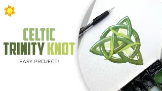 EASY! Draw a Celtic Trinity Knot