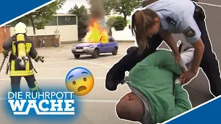 SCHLÄGEREI, BRENNENDES AUTO und DREI Verhaftungen! 🔥 AUS LIEBE????? | Die Ruhrpottwache | SAT.1