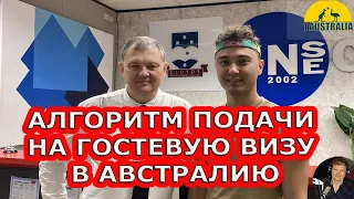 АЛГОРИТМ ПОДАЧИ НА ГОСТЕВУЮ ВИЗУ В АВСТРАЛИЮ (подкласс 600).  1Australia]# 5421