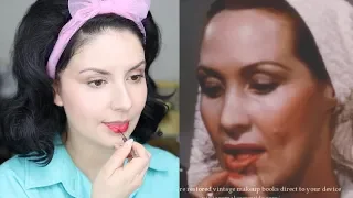 SIGUIENDO Un Tutorial De Maquillaje (ORIGINAL) De 1950