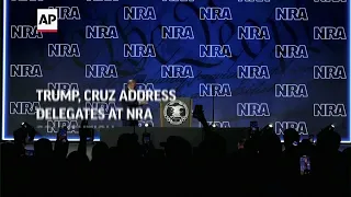 Trump, Cruz address delegates at NRA convention