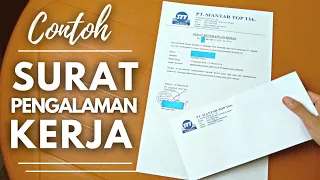 SURAT PENGALAMAN KERJA & Cara Mendapatkannya