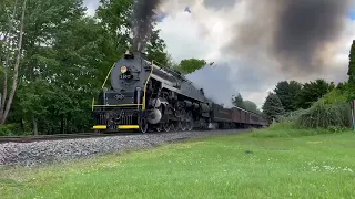 Reading and Northern T1 (4-8-4) pulling a beautiful Passenger Excursion Train