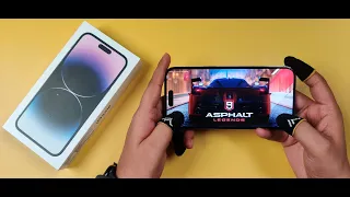 APPLE iPhone 14 PRO MAX ASPHALT 9 GAMEPLAY TEST RACING GAME | MOBILE HEATING TEST