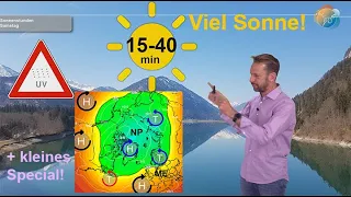 Viel Sonne, viel UV - aktuelle Wind-, Sonnen- & Wettervorhersage 22.-25. April & Nordhemisphäre Mai.