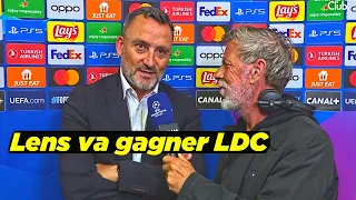 La réaction de Franck Haise après la victoire face à Arsenal " Je veux LDC " !