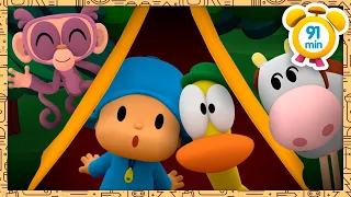 🏕️ POCOYO in ENGLISH - Pocoyó at the Campsite [91 min] Full Episodes |VIDEOS and CARTOONS for KIDS