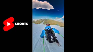 Insta360 X3 Skiing with SkySwap #shorts