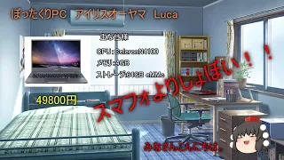 【PC】アイリスオーヤマ　ノートPC　LUCA