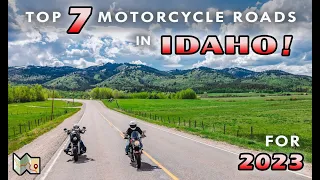 BEST Motorcycle Roads in IDAHO | For 2023!