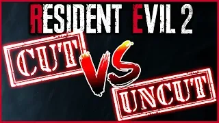 [COMPARISON] RESIDENT EVIL 2 Remake | CUT VS. UNCUT | Japan VS. EU/US