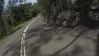 Downhill Skateboarding crash/bail [HD]