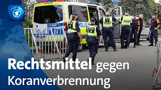 Schweden und Dänemark prüfen Rechtsmittel gegen Koranverbrennungen