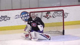 Carey Price practicing