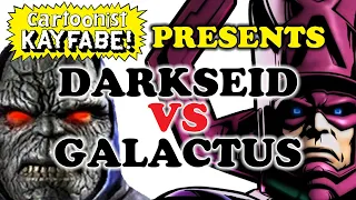 Darkseid vs Galactus, Silver Surfer vs Orion - the Jack Kirby Super Fight by John Byrne!