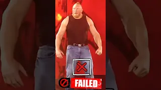 Brock LESNAR RETURNS Failed IN wwe #brocklesnar #wwe