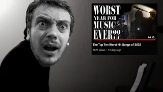 Reacting to Todd In The Shadows WORST Hit Songs of 2023 List