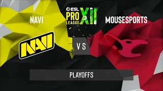 CS:GO - Natus Vincere vs. mousesports [Inferno] Map 3 - ESL Pro League Season 12 - Playoffs - EU