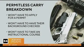 Florida's new "permitless carry" law goes into effect Saturday