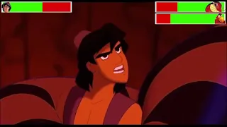 Aladdin vs. Jafar with healthbars (Edited By @GabrielDietrichson )