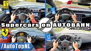 BEST of SUPERCARS on AUTOBAHN #3 [NO SPEED LIMIT] by AutoTopNL