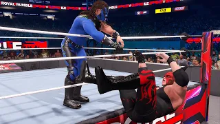 Imposter BLUE KANE Enters Royal Rumble WWE 2K23