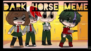 || Dark horse meme || izuku afton au mha/bnha 👌🏻😂🤡☠️