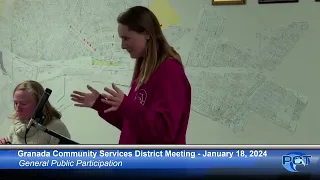 GCSD 1/18/24 - Granada Community Services District Meeting - January 18, 2024