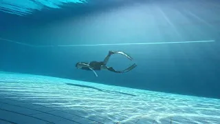 Finning training for freediving