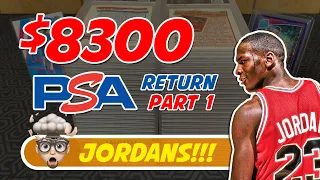 $8,300 Blind PSA Reveal! Part 1 🤯 Jordans, Jordans, and more Jordans!