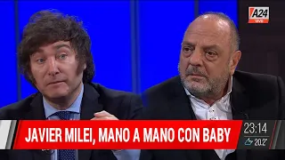 🔴 Javier Milei mano a mano con Baby Etchecopar