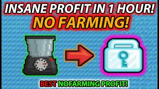 INSANE NO FARMING PROFIT IN LESS THAN 1 HOUR! HOW TO GET RICH WITH SCIENCE & GRINDER | Growtopia