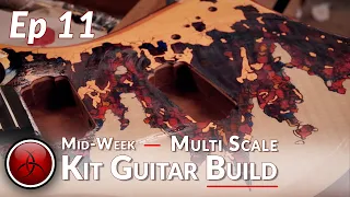Ep 11 - Shred - Hand Finishing - How to Build a Copper Leaf Multi-Scale Kit Guitar